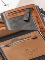 Men's Faux Leather Wallet - Large Capacity, Multiple - Image 5