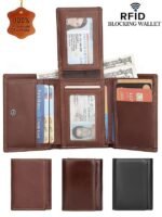 Men's Premium Leather Wallet – RFID Blocking, Multiple - Image 4