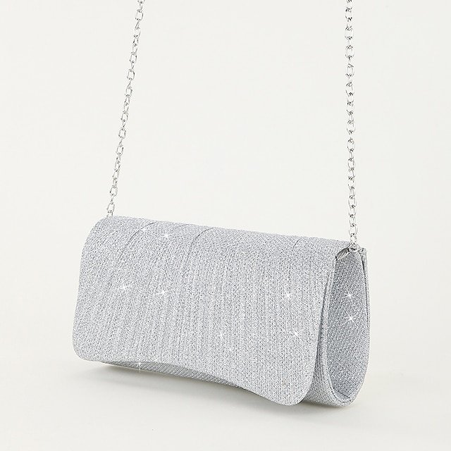 cstrku1699328680113 Women's Silver Glitter Evening Clutch Purse – Elegant - Image 1