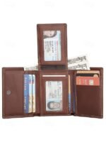 Men's Premium Leather Wallet – RFID Blocking, Multiple - Image 7