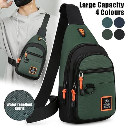 Water Repellent Sling Backpack with Large Capacity – Stylish