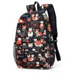 Women's Backpack Large Capacity Cat Animal Print Backpack - Image 12