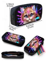 Kids 3-piece colorful cat backpack set (with insulated lunch bag - Image 13
