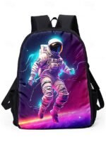 Kids' 3-Piece Astronaut Backpack Set – Colorful Galaxy - Image 17