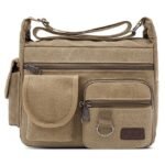 Men's Multi-Pocket Canvas Crossbody Messenger Bag – - Image 3