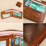 Men's RFID Blocking Bifold Wallet, Genuine Leather Slim - Image 8