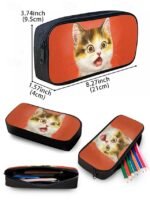 Kids cute cat theme three-piece backpack set, Including - Image 13