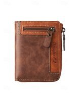Men's Faux Leather Wallet - Large Capacity, Multiple - Image 13