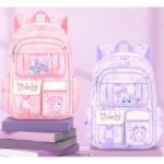 Girls' Cute Cartoon Backpack – Dreamlike Kids School Bag - Image 10