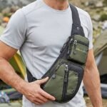 Men's Waterproof Nylon Sling Bag Crossbody Bag –