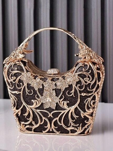 Women's Glitter Evening Handbag – Multiple Colors,