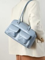 Women's Large Capacity Faux Leather Handbag, Multiple - Image 16