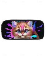 Kids 3-piece colorful cat backpack set (with insulated lunch bag - Image 12