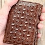 RFID Blocking Genuine Leather Wallet for Men – Trifold Design