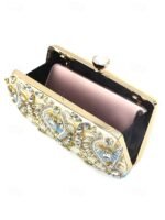 Women's Clutch Evening Bag Wristlet Shoulder Bags Silk - Image 7