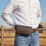 Men's Genuine Leather Waist Bag & Crossbody Sling,