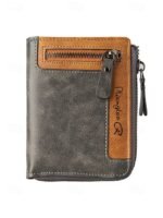 Men's Faux Leather Wallet - Large Capacity, Multiple - Image 9