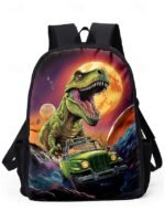 Kids' 3-Piece Dinosaur Backpack Set with Lunch Bag and