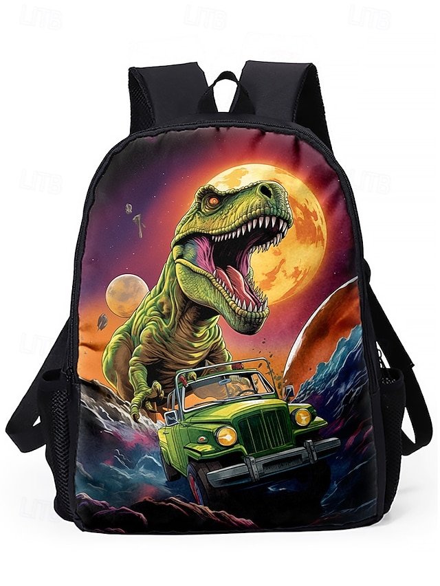 vtgkih1748335727359 Kids' 3-Piece Dinosaur Backpack Set with Lunch Bag and - Image 1