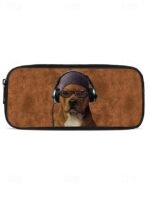 Boys 3-piece Cool Dog Headphones Printed Backpack Set - Stylish - Image 12