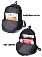 Kids' 3-Piece Dinosaur Backpack Set with Lunch Bag and - Image 7