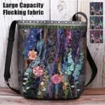 Women's Bohemian Floral Embroidered Crossbody Bag, Artistic