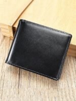 Men's RFID Blocking Genuine Leather Wallet – Slim Bifold - Image 12